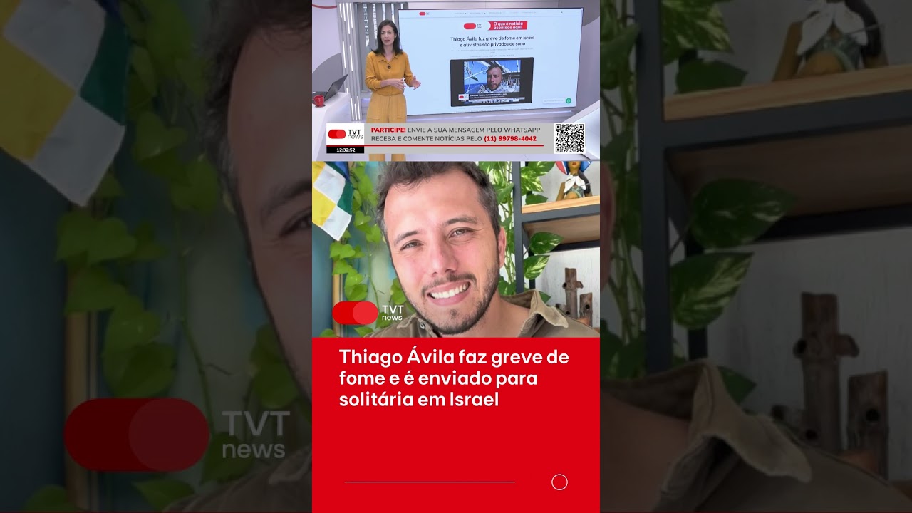 Integrante da Flotilha da Liberdade, Thiago Ávila é enviado para cela solitária em Israel