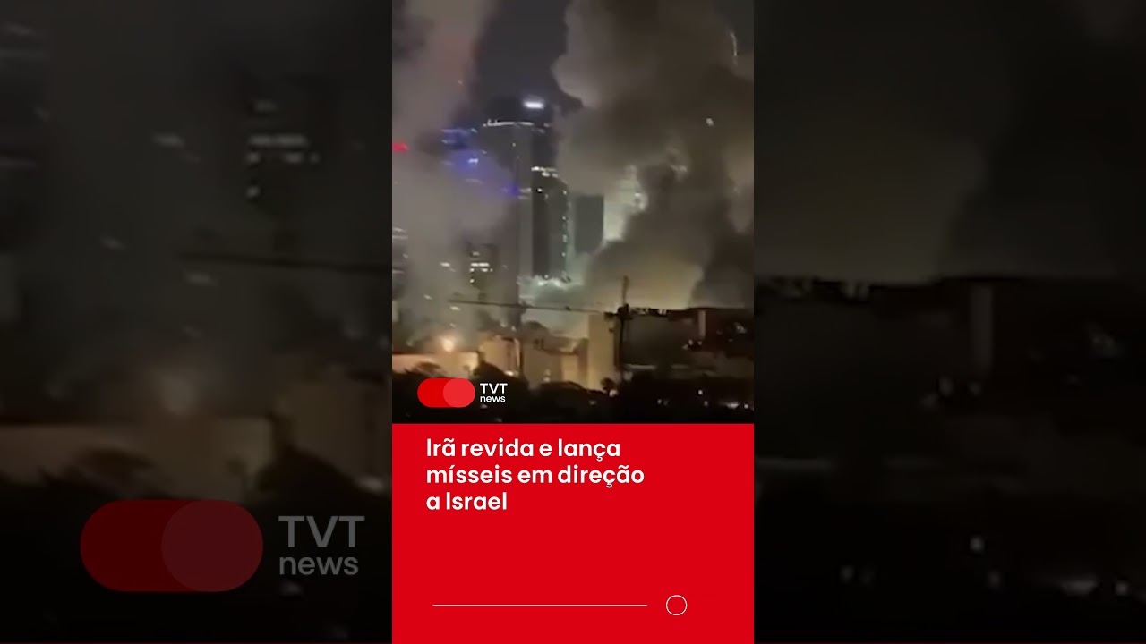 Irã revida e lança mísseis em direção a Israel