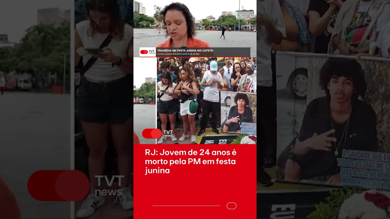 RJ: jovem de 24 anos é morto pela PM em festa junina