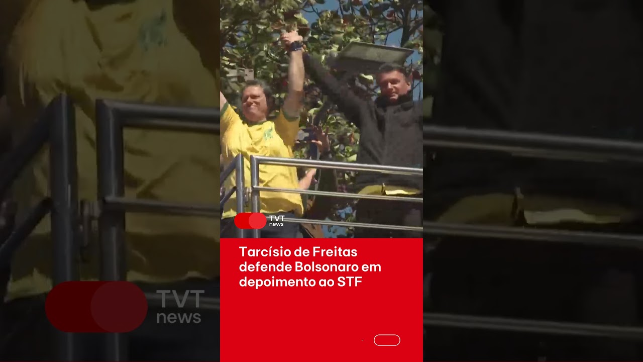 Tarcísio negou ter conhecimento de planos golpistas de Bolsonaro