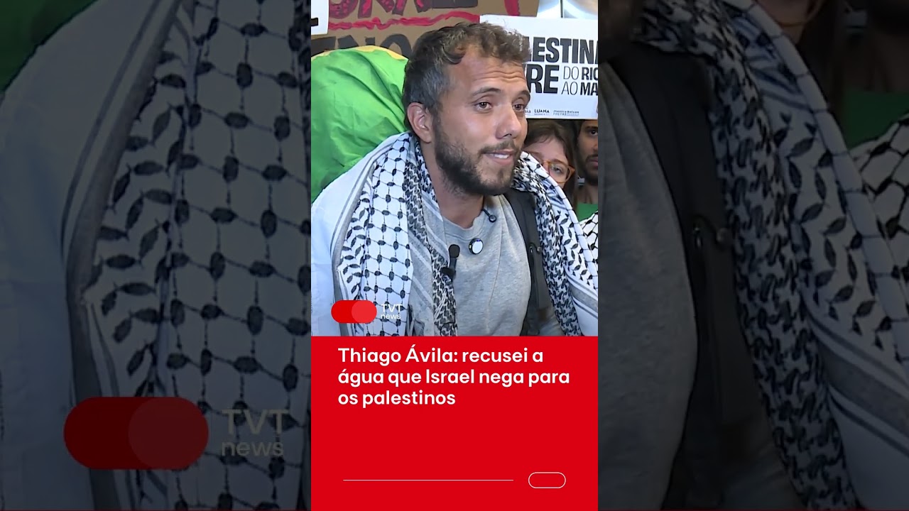 Thiago Ávila conta detalhes sobre a prisão em Israel após tentar levar ajuda humanitária para Gaza