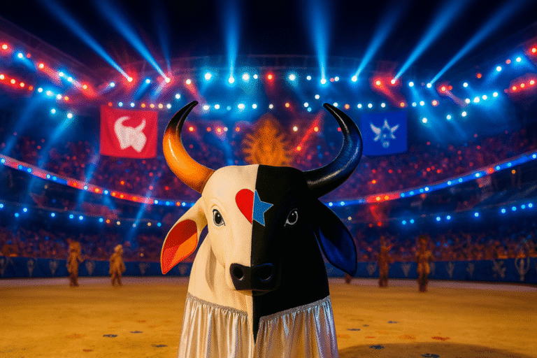 o dia em que Garantido e Caprichoso se uniram