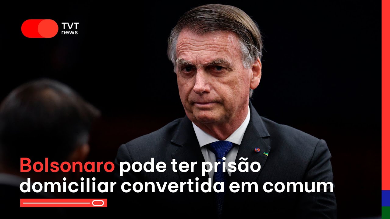 Bolsonaro pode ter prisão domiciliar convertida em comum | Jornal TVT News 1ª Edição – 21/8/25