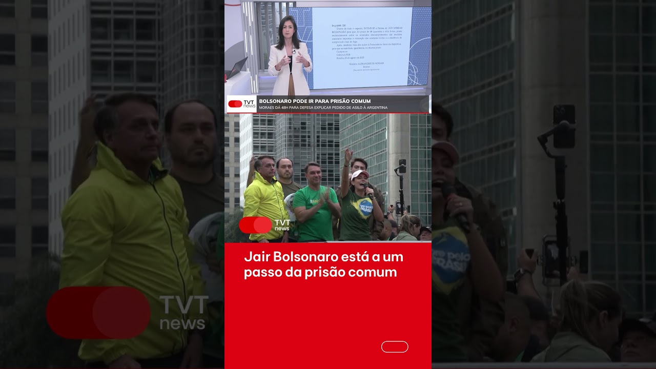 Jair Bolsonaro está a um passo da prisão comum