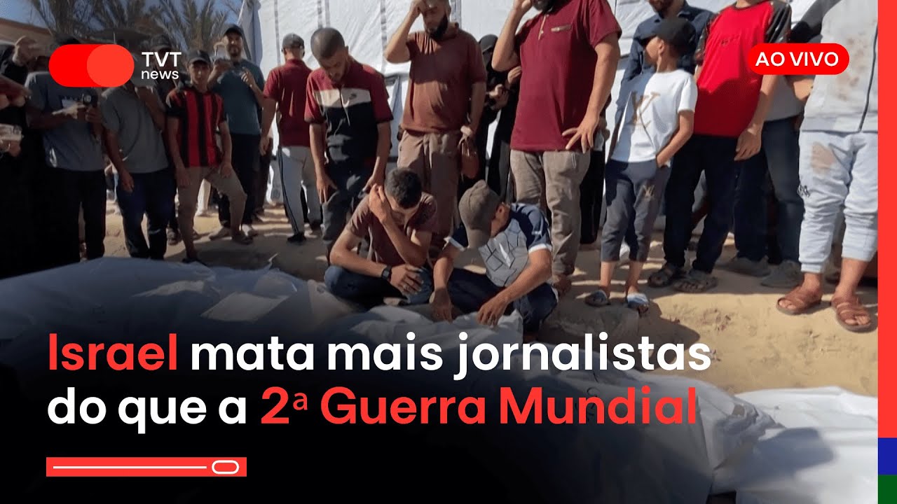 Israel mata mais jornalistas do que a Segunda Guerra Mundial e Brasil critica o genocídio