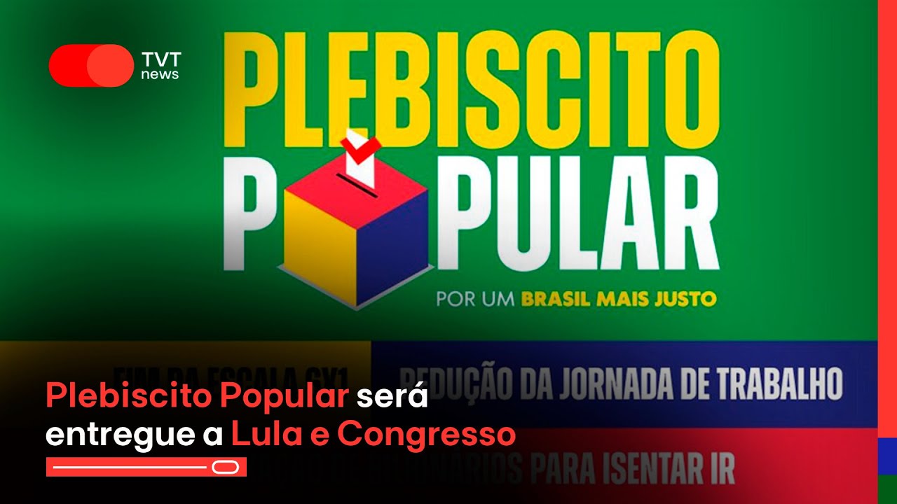 Plebiscito Popular será entregue a Lula e Congresso