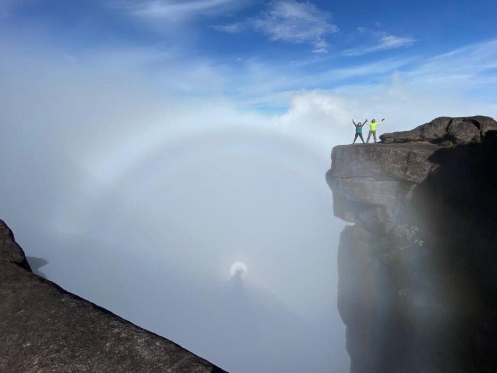 uma “janela natural” no Monte Roraima