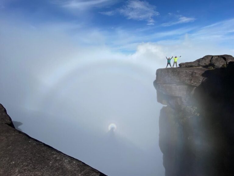 uma "janela natural" no Monte Roraima