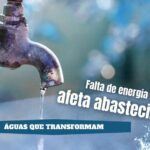 Falta de energia elétrica afeta abastecimento de água para a população