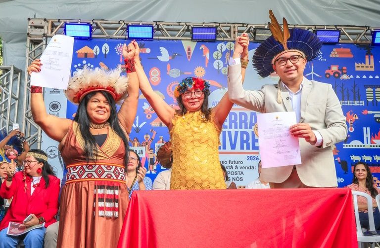 Nova presidente da Funai é empossada no último dia do ATL 2026