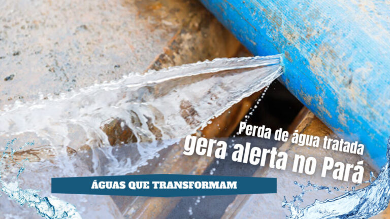 perda de água tratada passa de 70% em cidades do PA