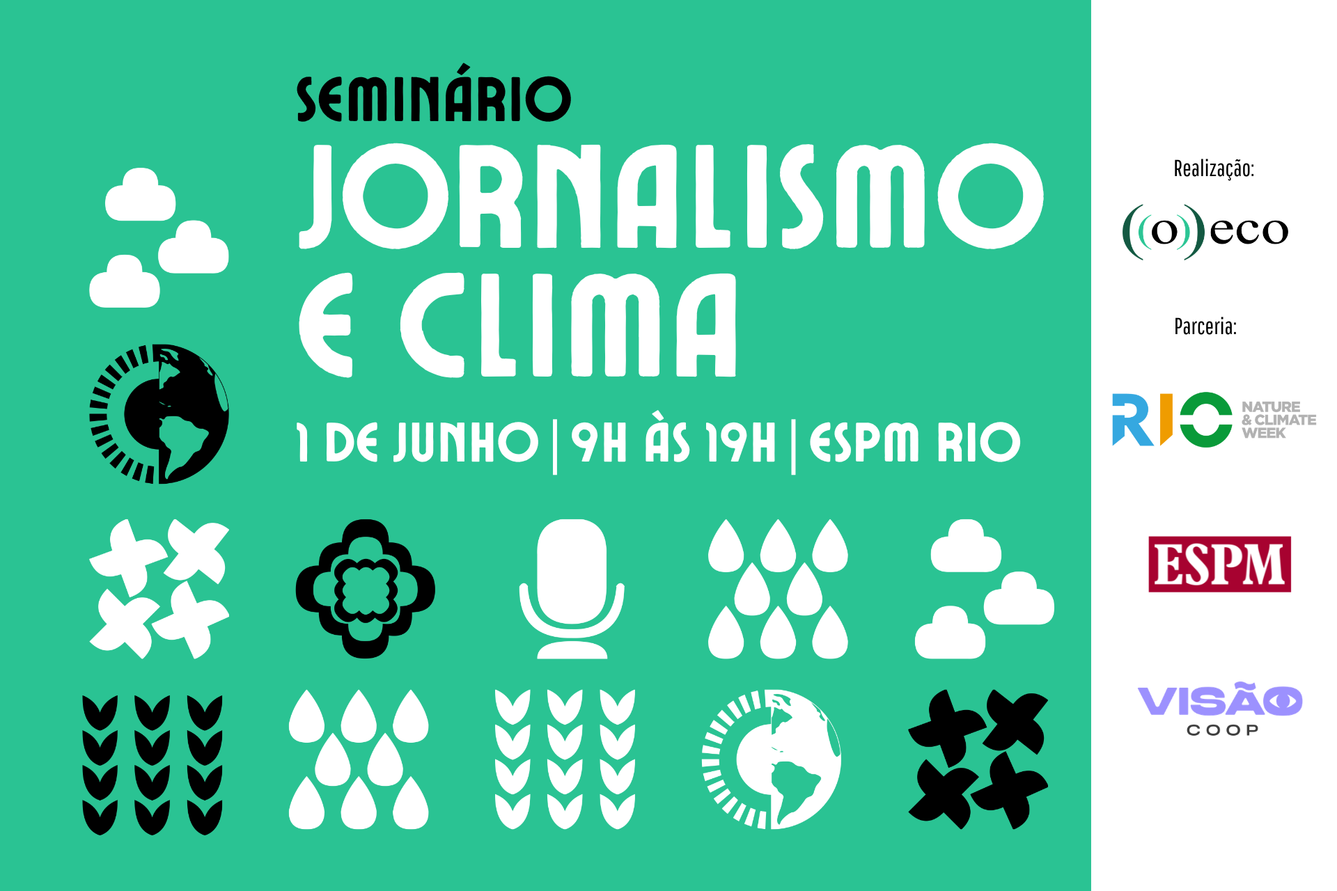 Seminário de Jornalismo e Clima de ((o))eco integra programação da Rio Nature and Climate Week