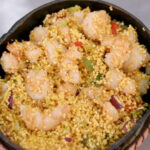 Farofa de camarão especial da chef Fran Santos