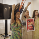 Com vídeo de DiCaprio, manifestação na Climate Week pede saída da Belo Sun do Xingu