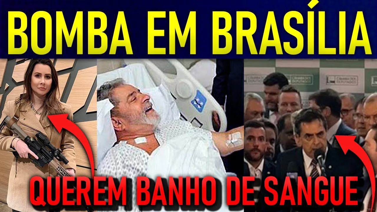 B0MBA!! COM LULA NO HOSPlTAL, B0LSONARlSTAS CONVOCAM G0LPE E DEPUTADA FALA EM BANHO DE SANGUE!!