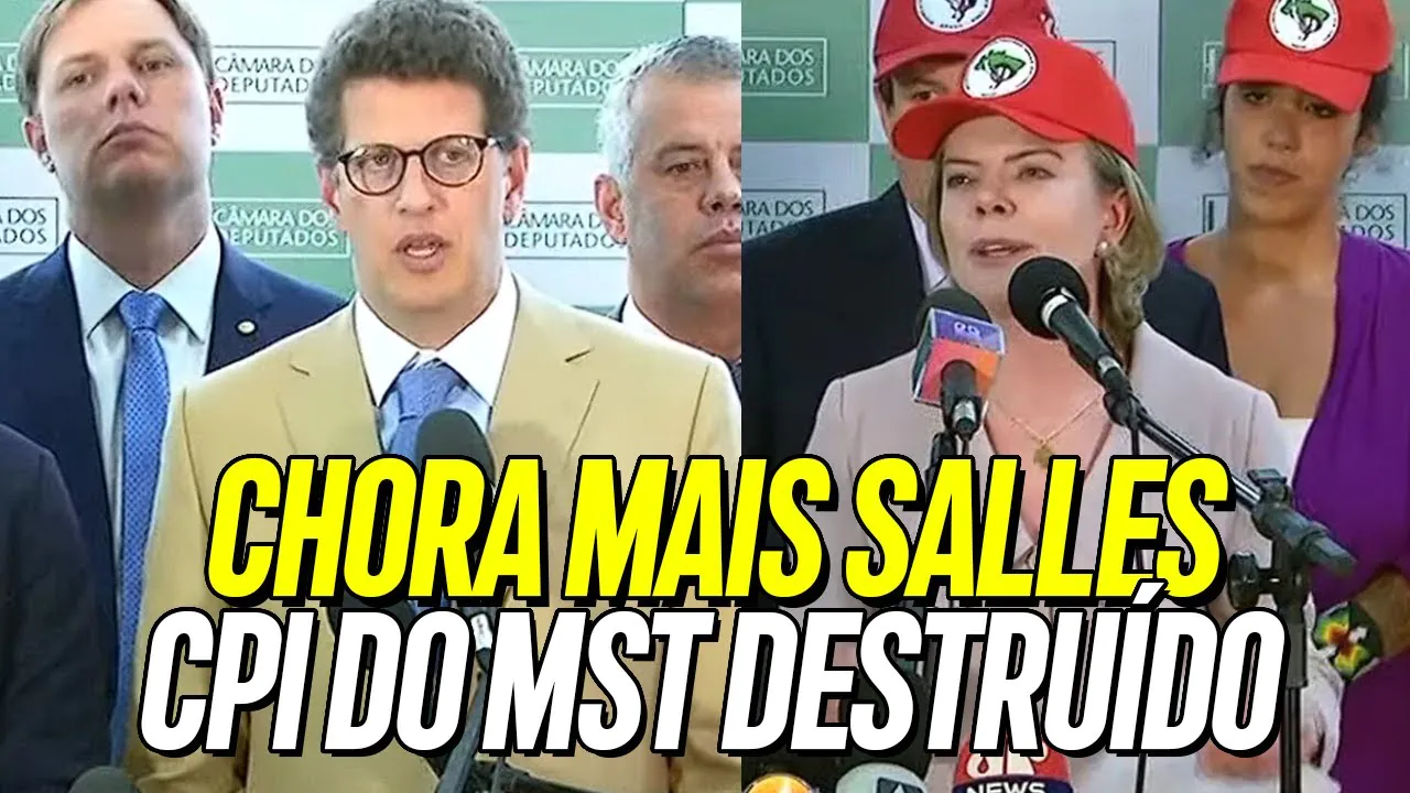 GLEISI FAZ COLETIVA BOMBÁSTICA E  CPI DO MST É DESTRUÍDA!!! BOLSONARISTAS DERROTADOS!!!