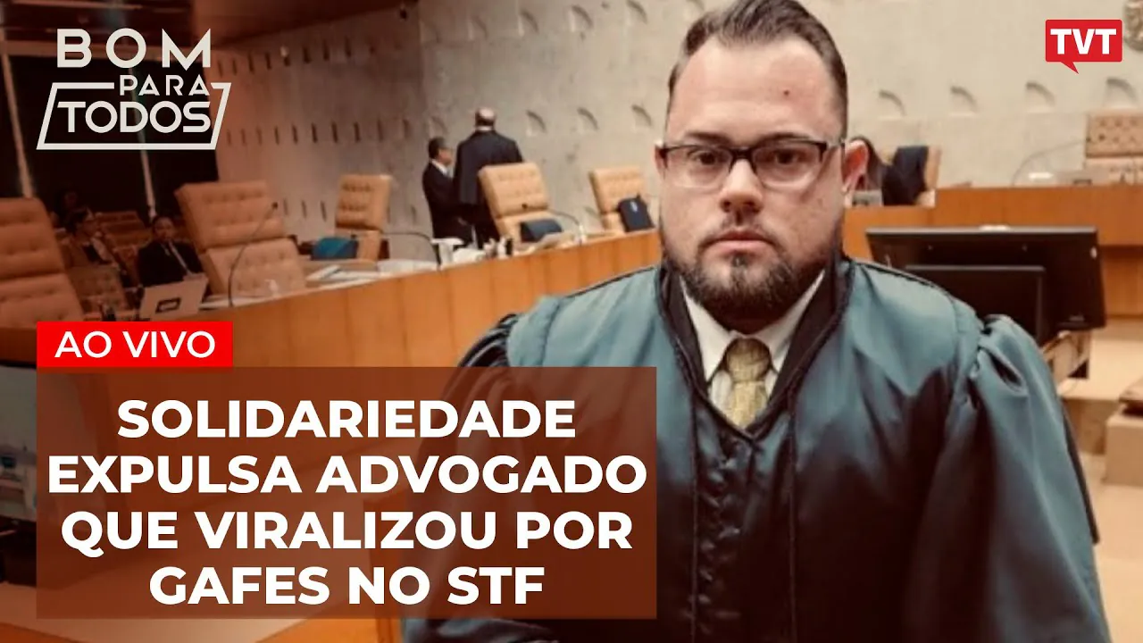 Solidariedade expulsa advogado de réu do 8/1 que viralizou por gafes no STF