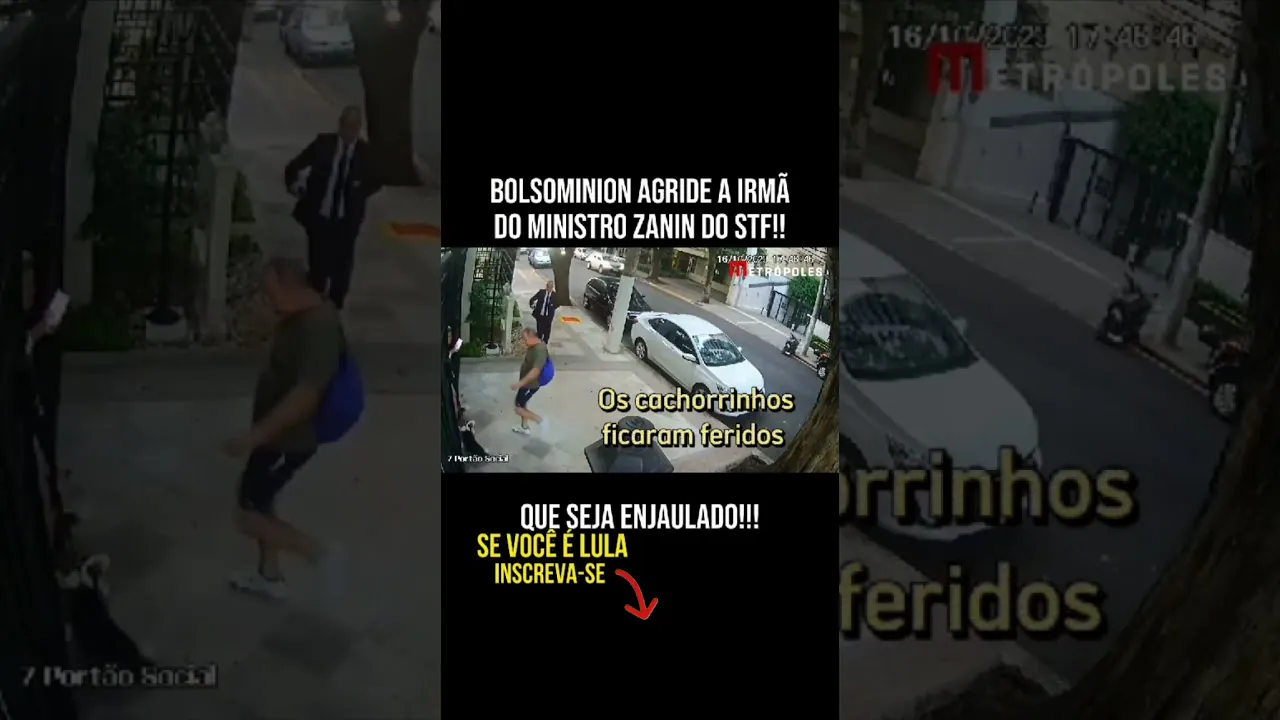 AGRESSÃ0 C0VARDE À IRMÃ DE ZANIN!! B0LSONARISTA NÃO PERDOA NEM BICHINHOS!!