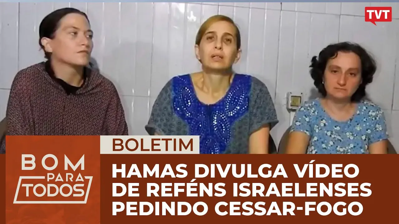 Hamas divulga vídeo de reféns israelenses pedindo cessar-fogo