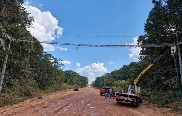Quase todas as etapas das obras da BR-319 possuem baixa transparência de contratos