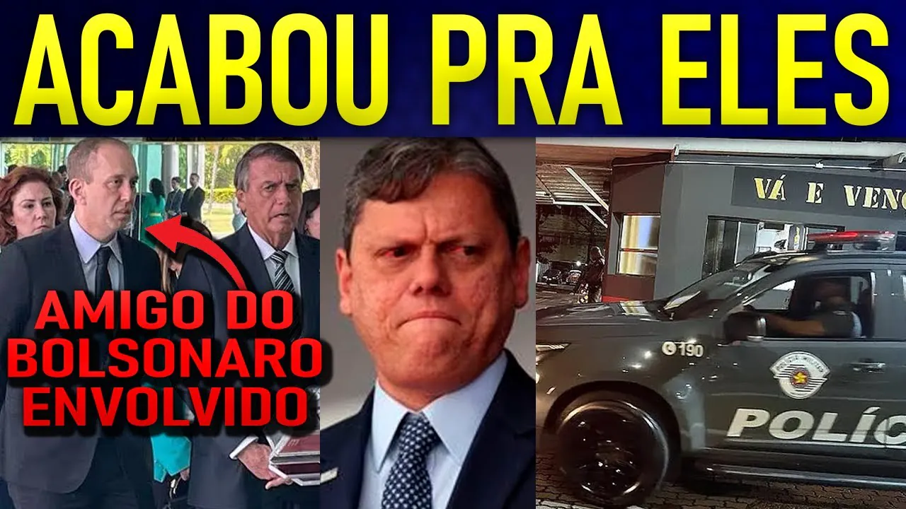 🔥B0MBA-ATÔMICA🔥POLÍCIA PEGA ESQUEMA DE B0LSONARO E TARCÍSIO COM PCC!!! B0LSONARlSTAS PRES0S!!