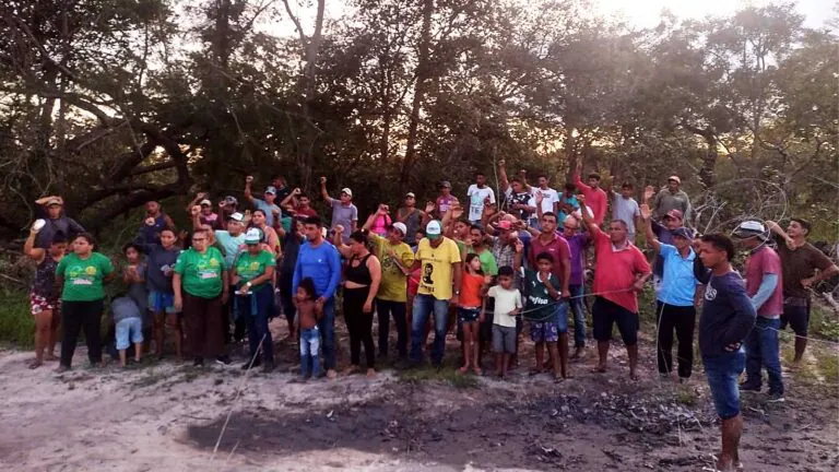 Agricultores da comunidade tradicional Jussaral (MA), relatam ameaças de fazendeiros (Foto: Cedida/ Comunidade Jussaral).