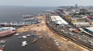 Rio Negro está mais de 3 m abaixo da normalidade em Manaus
