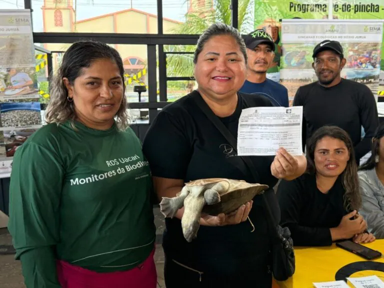 Amazonas promove pela primeira venda legal de quelônios