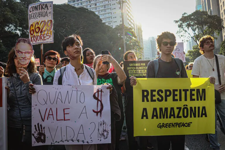 Galeria: Veja como foram os atos contra o PL da Devastação