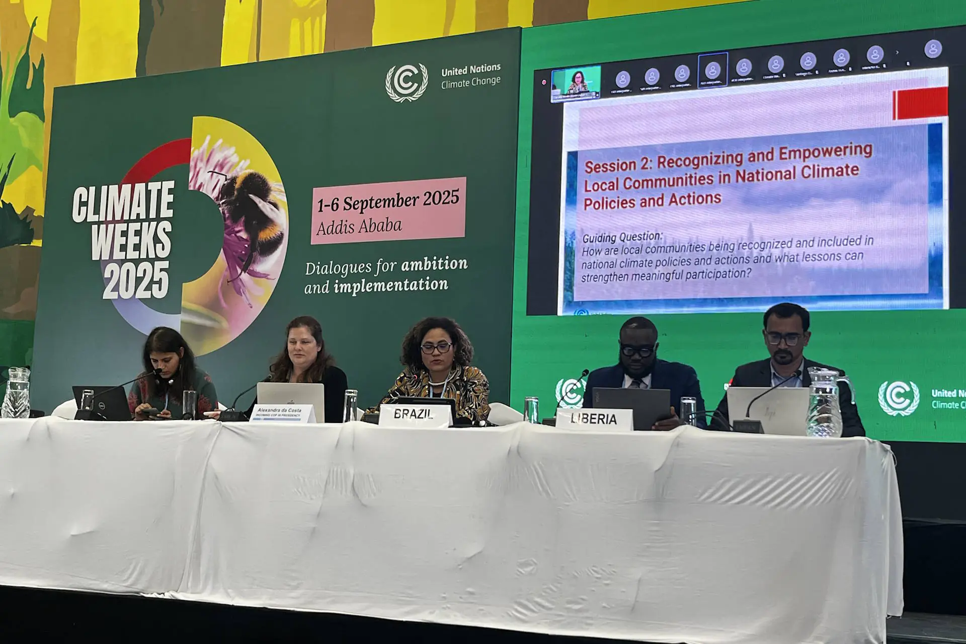 Da margem ao centro: comunidades articulam protagonismo climático em evento mandatado da UNFCCC