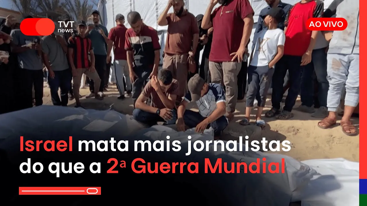 Israel mata mais jornalistas do que a Segunda Guerra Mundial e Brasil critica o genocídio