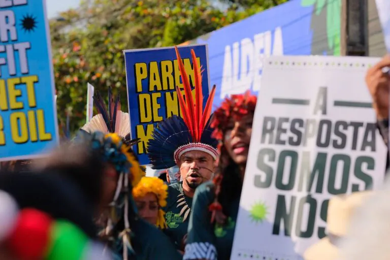 A COP pelos olhos do povo: o movimento real da justiça climática