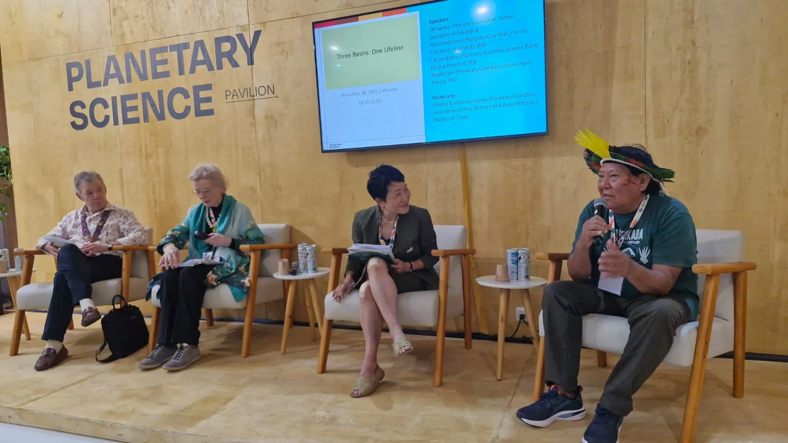 Kopenawa, Nobre e Santos pedem ação urgente na COP30