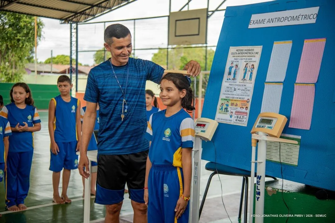 Boa Vista monitora saúde e desenvolvimento de alunos da rede municipal