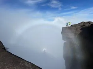 uma "janela natural" no Monte Roraima