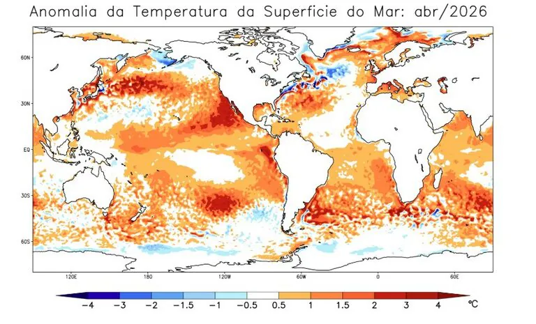 Fenômeno El Niño terá impactos maiores em 2026 e 2027