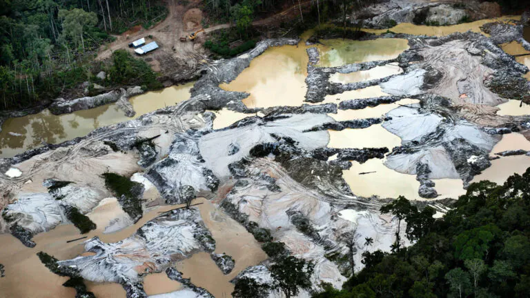 Garimpo no rio Abacaxis: uma década de exploração e contaminação